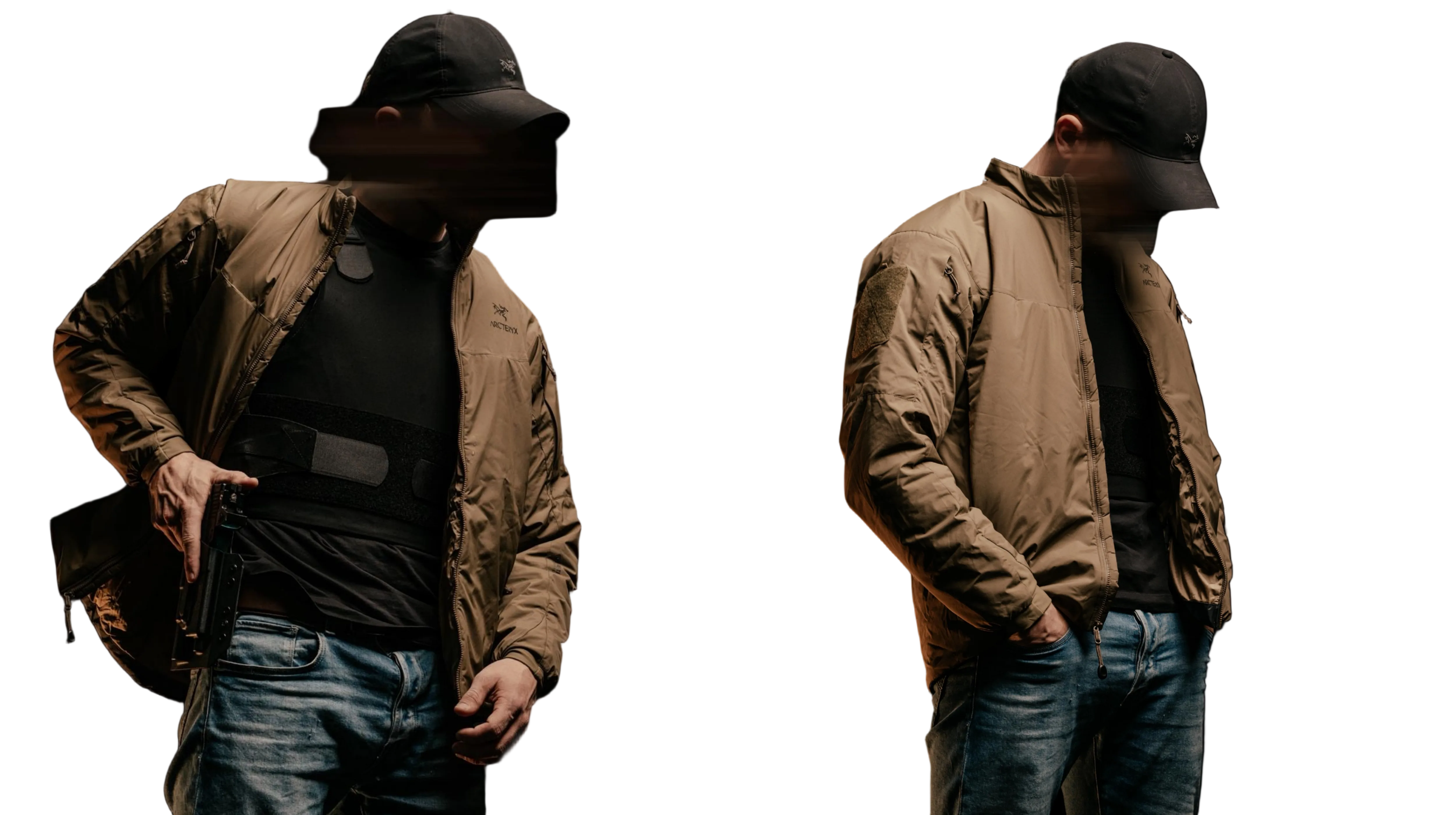 Bulletproof vest under jacket