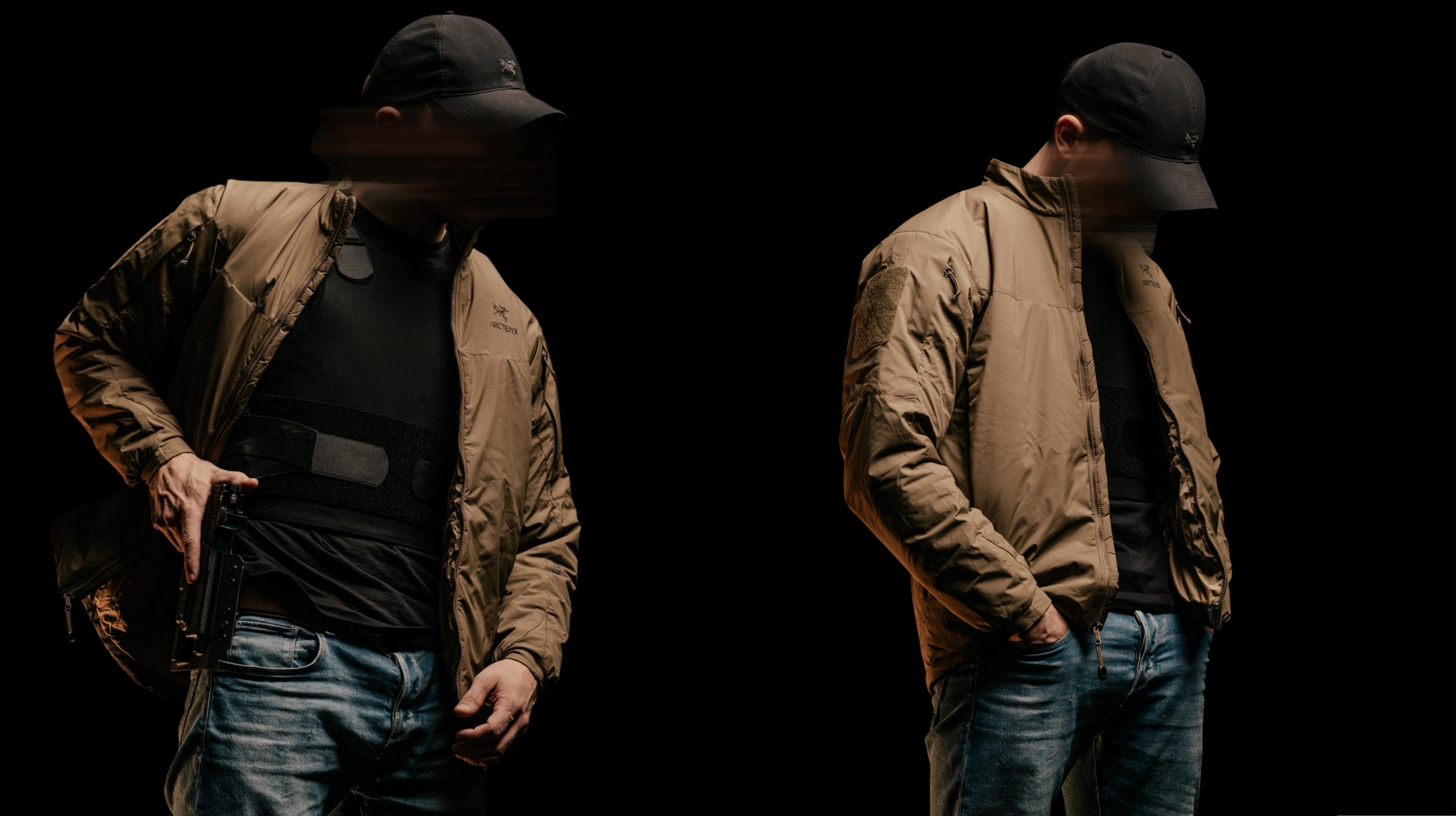 Bulletproof vest under jacket