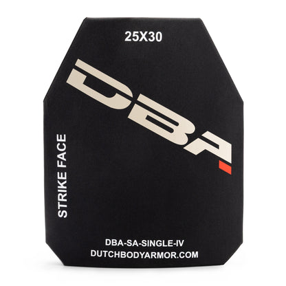 Dutch Body Armor NIJ Level IV Stand-Alone ballistic plate 25x30 cm