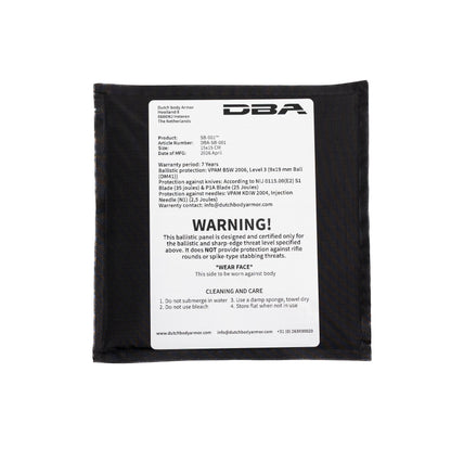DBA SB 001™ BALLISTISCHE SCHUTZPANELE