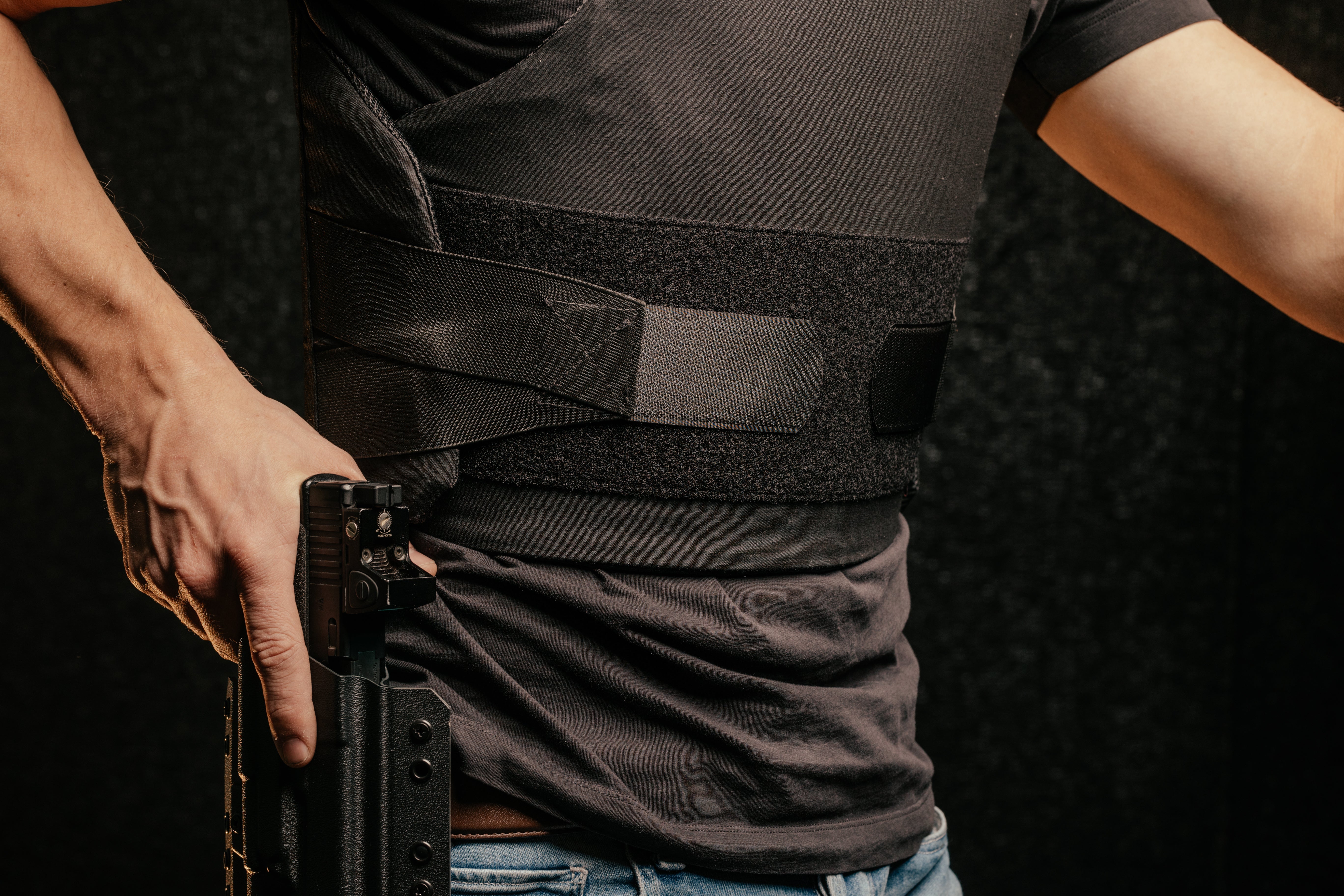 bulletproof vest full side overlap